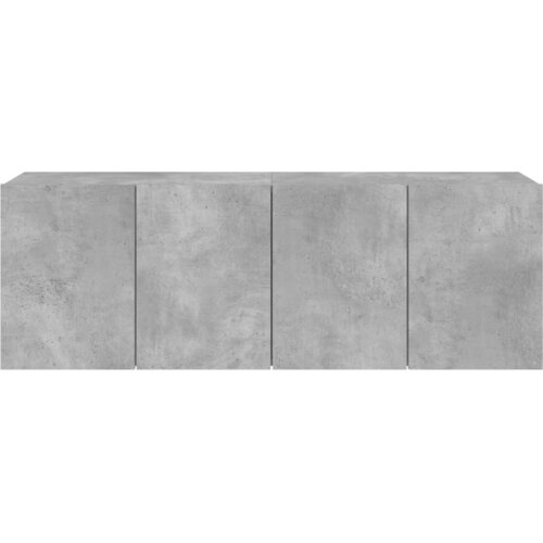  Zidni TV ormarići 2 kom sivi boja betona 60x30x41 cm Slike