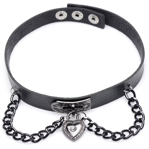 Master Series Gothic Heart Chain Choker Slike
