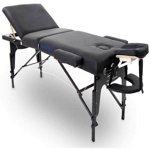 Masterpro Stolovi za masažu VIP 3 XXL - Black Cene