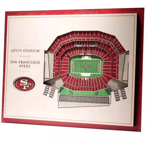 Drugo San Francisco 49ers 3D Stadium View slika