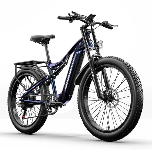 Shengmilo MX03 1000 W električno kolo za odrasle 48 V 17,5 Ah baterija E-kolo 26 palčno 3.0 debelo električno kolo kolesarjenje, (21219085)