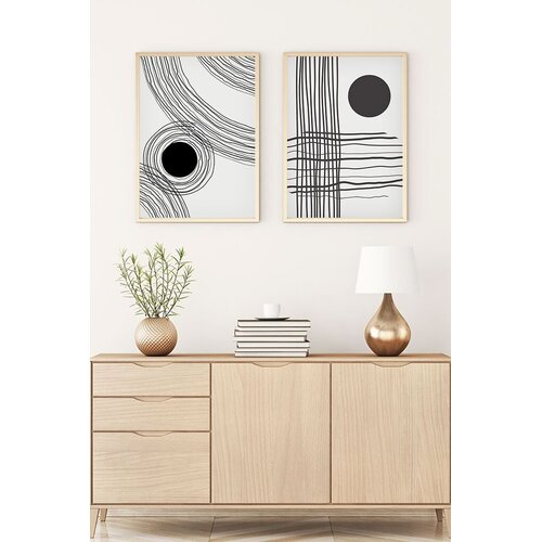 WALLXPERT Uramljena slika Huhu59, 35x50 cm, 2 dijela Cijene
