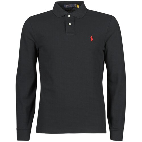Polo Ralph Lauren polo ajuste droit en coton basic mesh logo pony player crna Slike