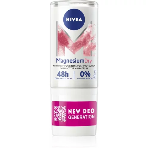Nivea magnesium Dry antiperspirant roll-on bez aluminija 50 ml za žene