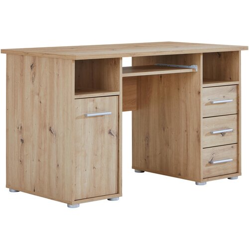 CARRYHOME pisalna miza les hrast artisan Slike