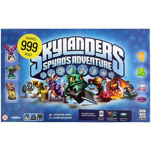 Activision Blizzard PC Skylanders Starter Pack (Game + Portal of Power + 3 figurines) igra Slike