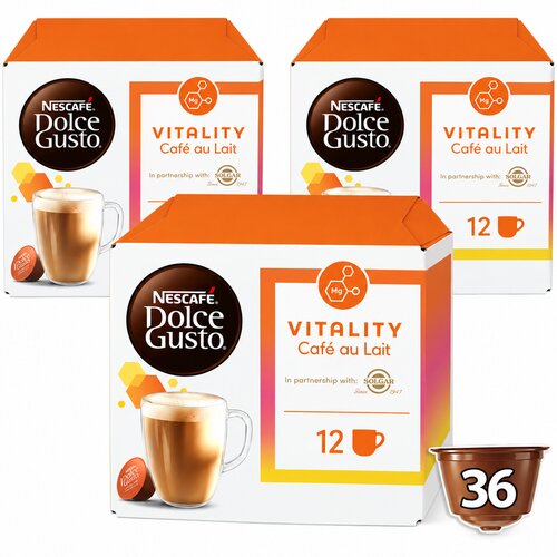 Dolce Gusto Caf&eacute; au Lait Vitality kapsule 3&times;161,6 g, 36 kapsula XXL Cijene