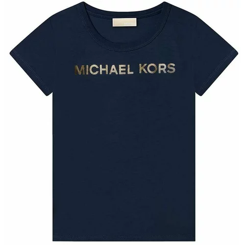 Michael Kors Otroška kratka majica mornarsko modra barva