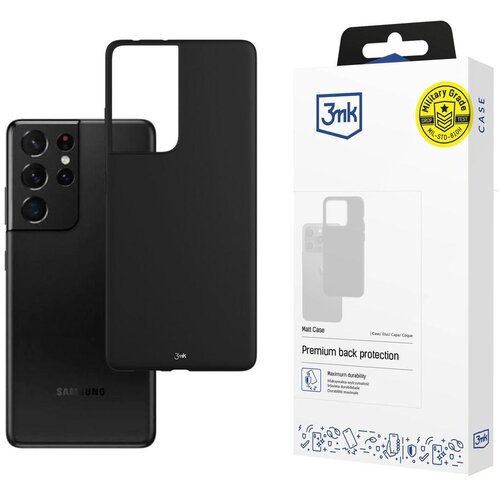 3mk SAMSUNG GALAXY S21 ULTRA 5G - MATT CASE BLACK, (21970033) Cene
