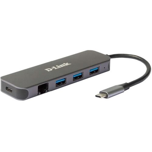 D-link 5-in-1 USB-C Hub with Gigabit Ethernet /Power Delivery Cene