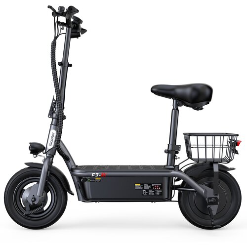 IScooter Električni skiro F3 s sedežem in ko&amp;scaron;aro, 10&amp;quot;, 48V 13Ah, (5000009101) Slike