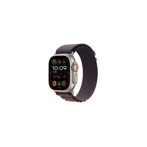 Apple watch Ultra2 cellular, 49mm titanium case w indigo alpine loop - medium Slike