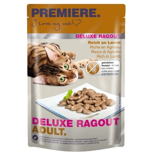 Premiere Cat Adult Deluxe Ragu janjetina 85 g vrećica Cene