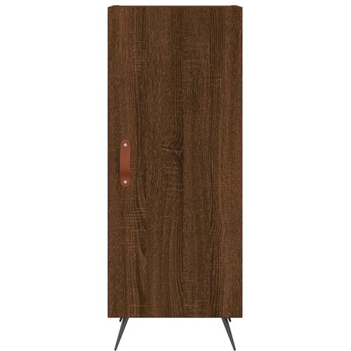 Komoda boja smeđeg hrasta 34,5 x 34 x 90 cm konstruirano drvo Slike