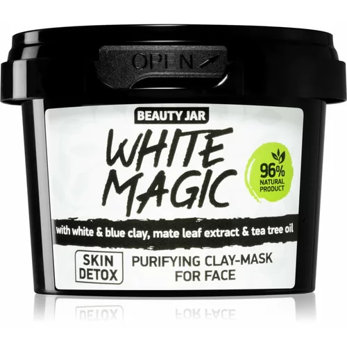 Beauty Jar White Magic čistilna maska za obraz z vlažilnim učinkom 140 g