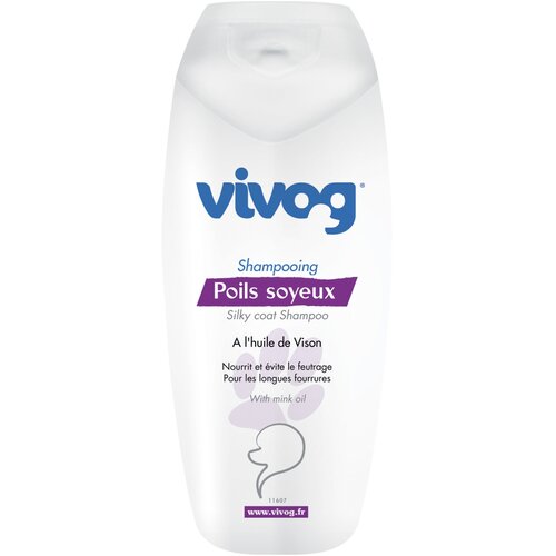 VIVOG Profesionalni &scaron;ampon za pse Poils soyeux, Duga i svilenkasta dlaka, 1 L Cene