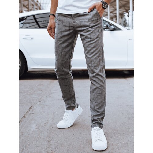 DStreet Spodnie męskie casual ciemnoszare Slike