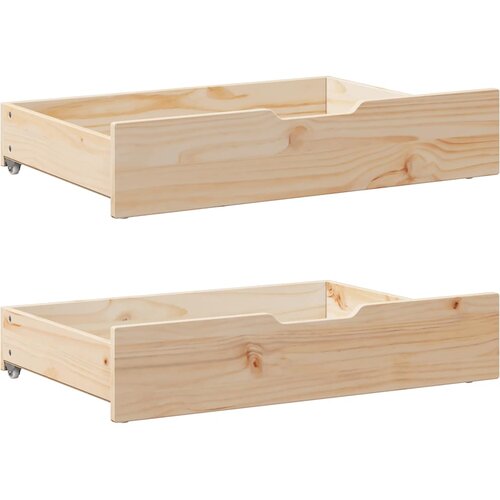  Ladice ispod kreveta s kotačima 2 kom 85x55x17 cm od borovine Cijene