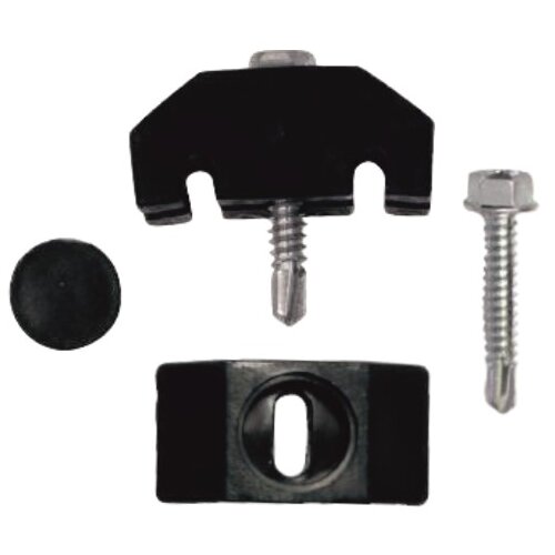 RETA Objemka za steber Reta (50 x 50 mm, PVC, črna, 4/1) Slike