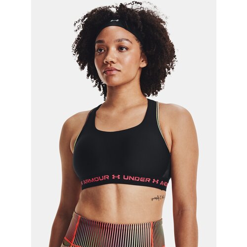 Under Armour Bra UA Crossback Mid Q3 80s-BLK - Women Slike