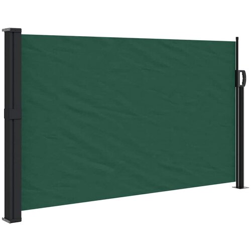 Maison Chic Zložljiva stranska tenda - Senčniki temno zelena 120x600 cm, (22042362) Cene