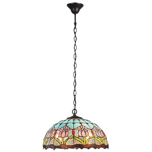  Brilagi - Tiffany vitražni luster na lancu LORAS 2xE27/60W/230V Slike