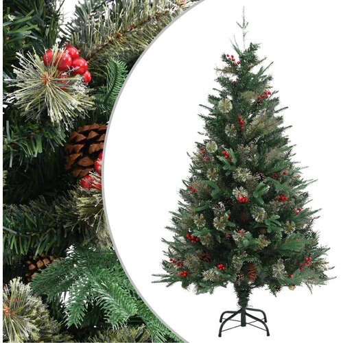  Božićno drvce sa šiškama zeleno 150 cm PVC i PE Cijene