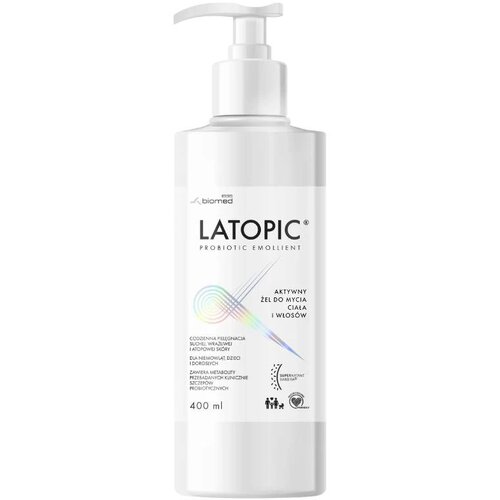 Latopic gel za pranje tela i kose, 400ml Cene