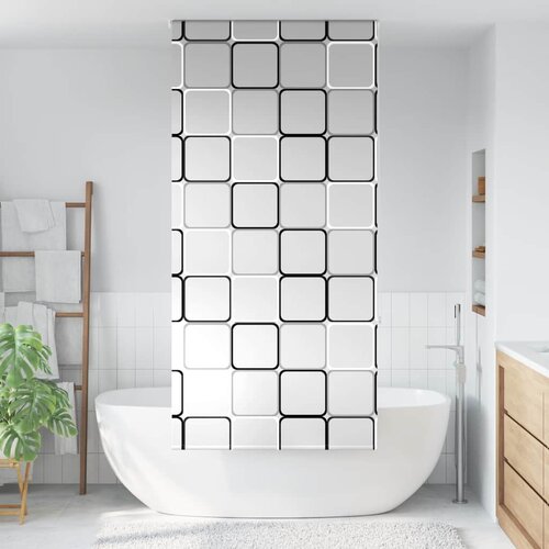 vidaXL Rolo zavjesa za tuš 100x240 cm širina tkanine 96 cm Cijene