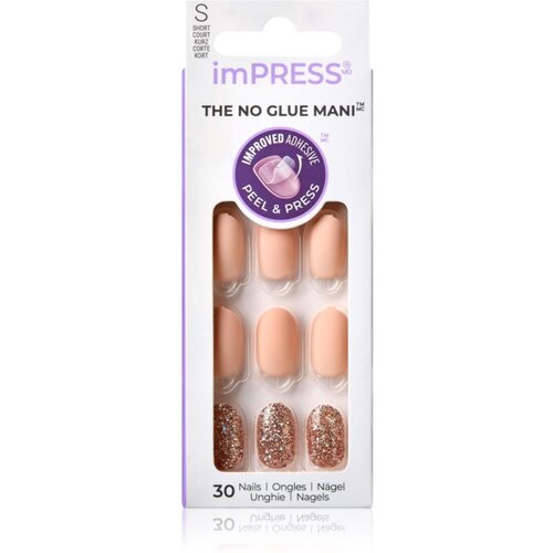 Kiss imPRESS The No Glue Mani Short umetni nohti Evanesce 30 kos Cene