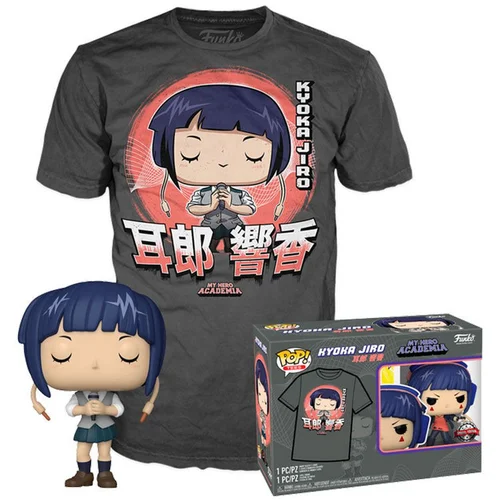 Funko pop! & tee: mha - jirou z mikrofonom - (s) - my hero academia - majica - oblačila z zbirno vinilno figuro - ideja za darila - igrače in kratki rokav za odrasle uniseksne moške in žensk, (21265010)