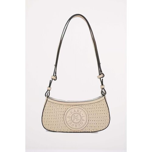 Karl Lagerfeld Torbice za na ramo K CIRCLE SB WOVEN Bež Slike