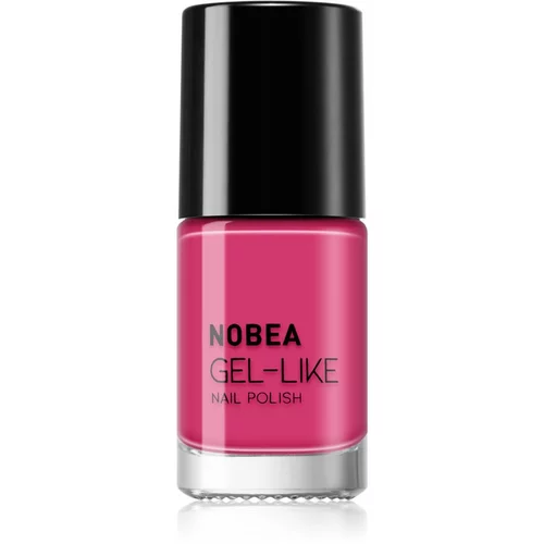 NOBEA Day-to-Day Gel-like Nail Polish lak za nohte z gel učinkom odtenek #N71 Pink blossom 6 ml