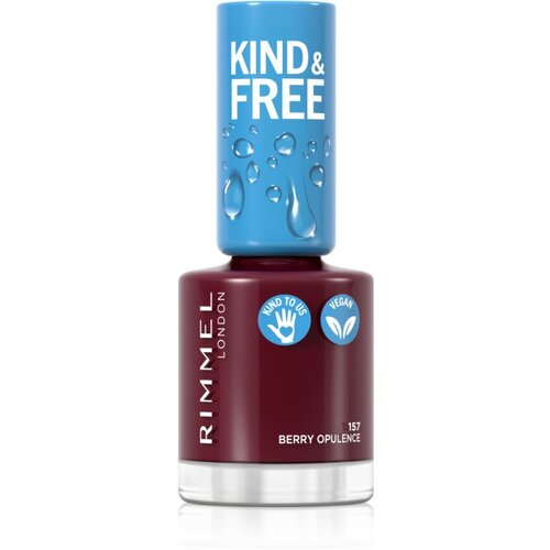 Rimmel London kind &amp;amp; Free lak za nokte 8 ml nijansa 157 Berry Opulence Slike