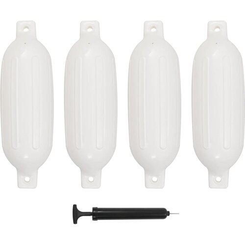  Bokobrani za brod 4 kom bijeli 58,5 x 16,5 cm PVC Cijene