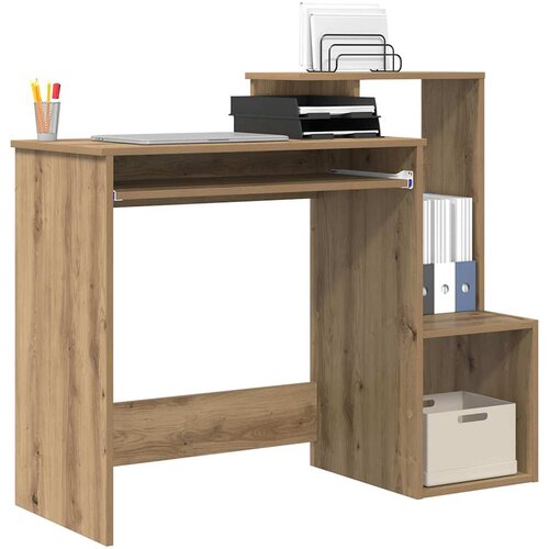  Stol Umjetnički hrast 106 x 41 x 88.5 cm Konstruirano drvo Slike