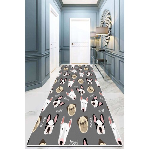 Conceptum Hypnose tepih Chiens Grey , 80x200cm, Sivi Cene