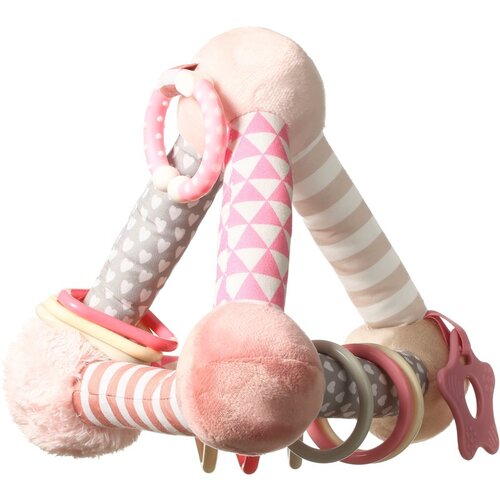 BabyOno Have Fun Educational Toy plišasta igrača Pyramid Pink 1 kos Cene