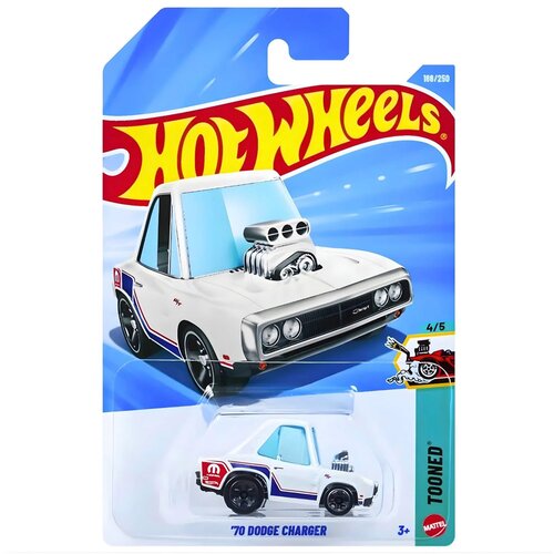 Mattel Hot Wheels: 70 Dodge Charger bel avtomobilček 1/64 - Cene