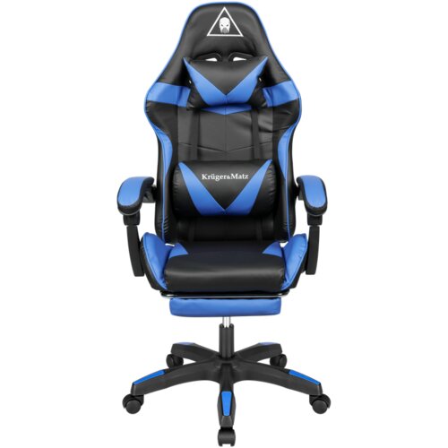  Kruger&amp;amp;Matz GX-150 gejmerska stolica crno-plava Slike