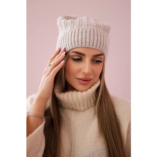 Kesi Cap with fleece Anna K238 beige Slike