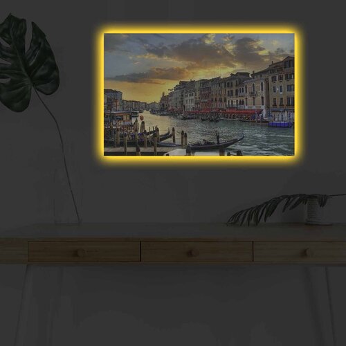 Wallity Slika sa LED osvetljenjem 4570DHDACT-016, 45x70 cm Cene