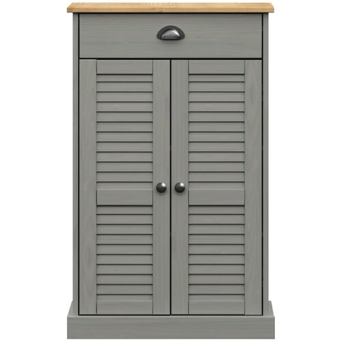  za cipele VIGO sivi 60 x 35 x 96 cm od masivne borovine Slike