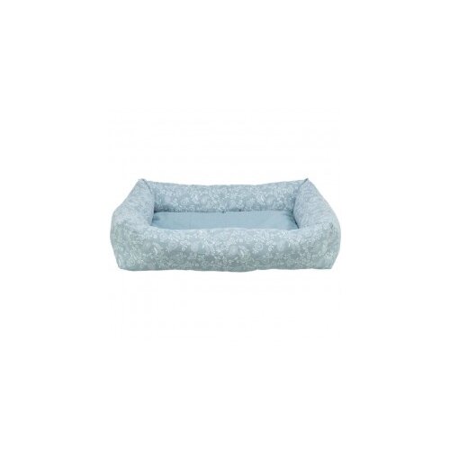 krevet flora kockasti 75x60cm svetlo plavi/cvetni Slike