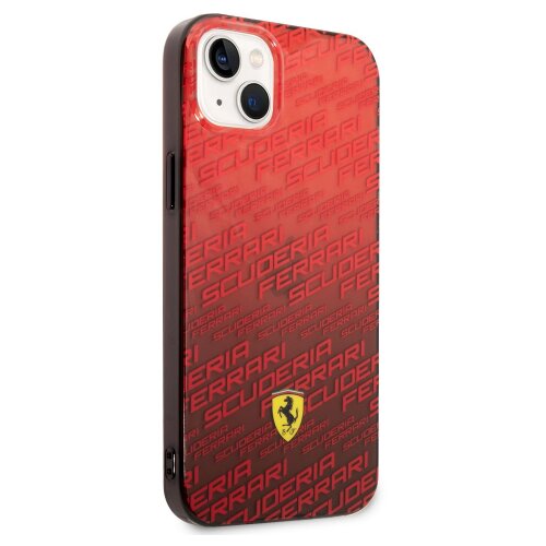 Ferrari silikonski ovitek Scuderia FEHCP14MEAOR za iPhone 14 Plus - rdeč Slike