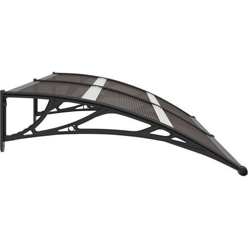  Nadstre&amp;scaron;nica za vrata crna 200 x 80 cm PC Slike