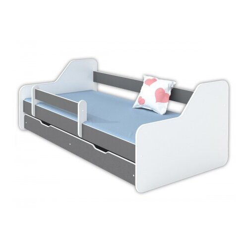 Made in Poland Dečiji krevet Dione sivi 180x80 cm Cene