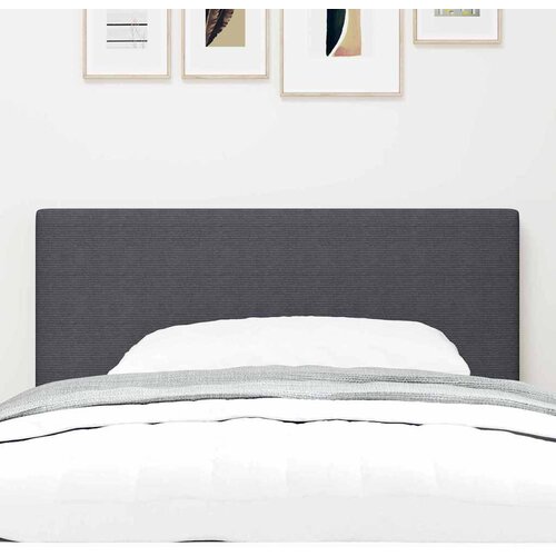  LED glava kreveta s uzglavljem Tamno siva 80 cm Kordura tekstil Slike