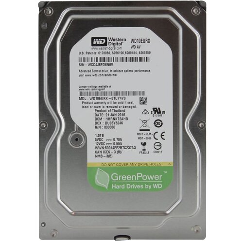 Gembird Hard disk WD 1TB HDD-WD10EURX Cene