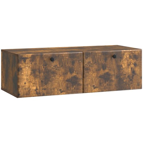 TV ormar za zid 98 x 41 x 30 cm Dimljeni hrast Cijene